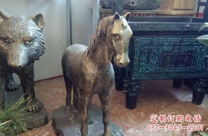 南通铸铜马雕塑222