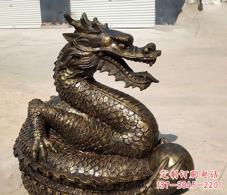 南通铸铜神龙雕塑