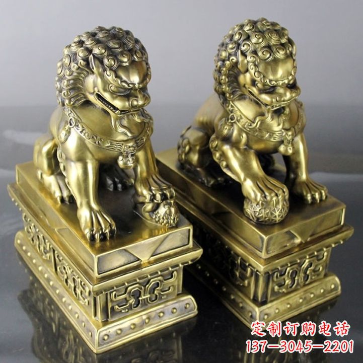 南通铸铜天安门狮子雕塑