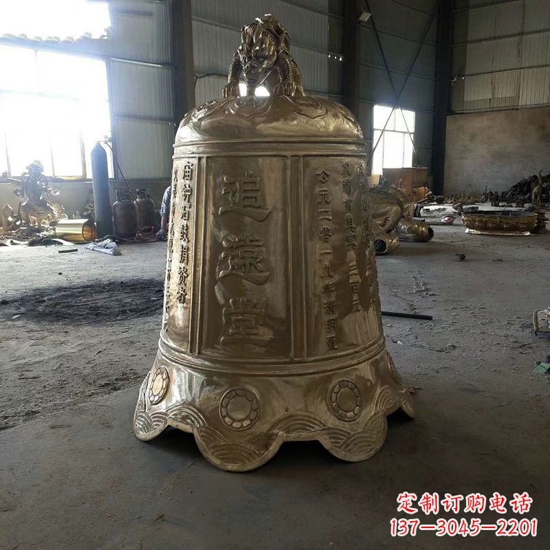 南通宗祠铜钟雕塑