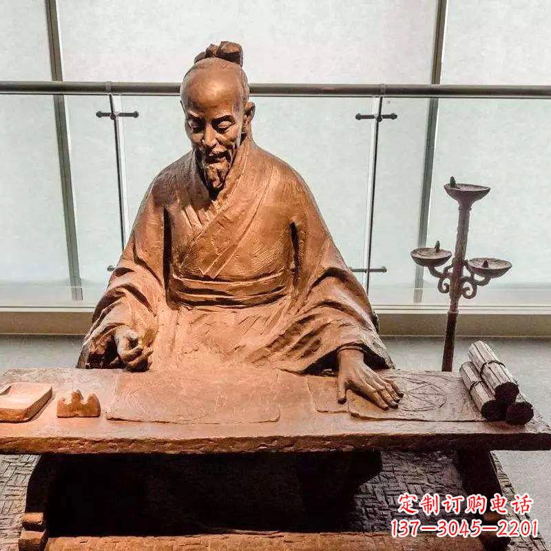 南通祖冲之圆周率情景小品雕塑-中国古代数学家著名历史人物