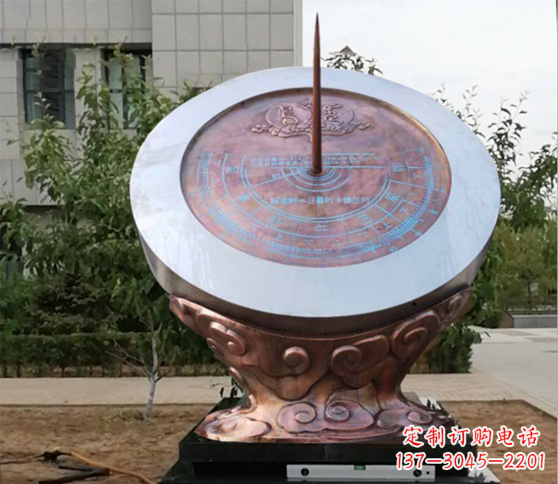 南通日晷雕塑不锈钢
