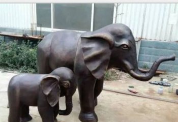 南通铸铜公园大象雕塑